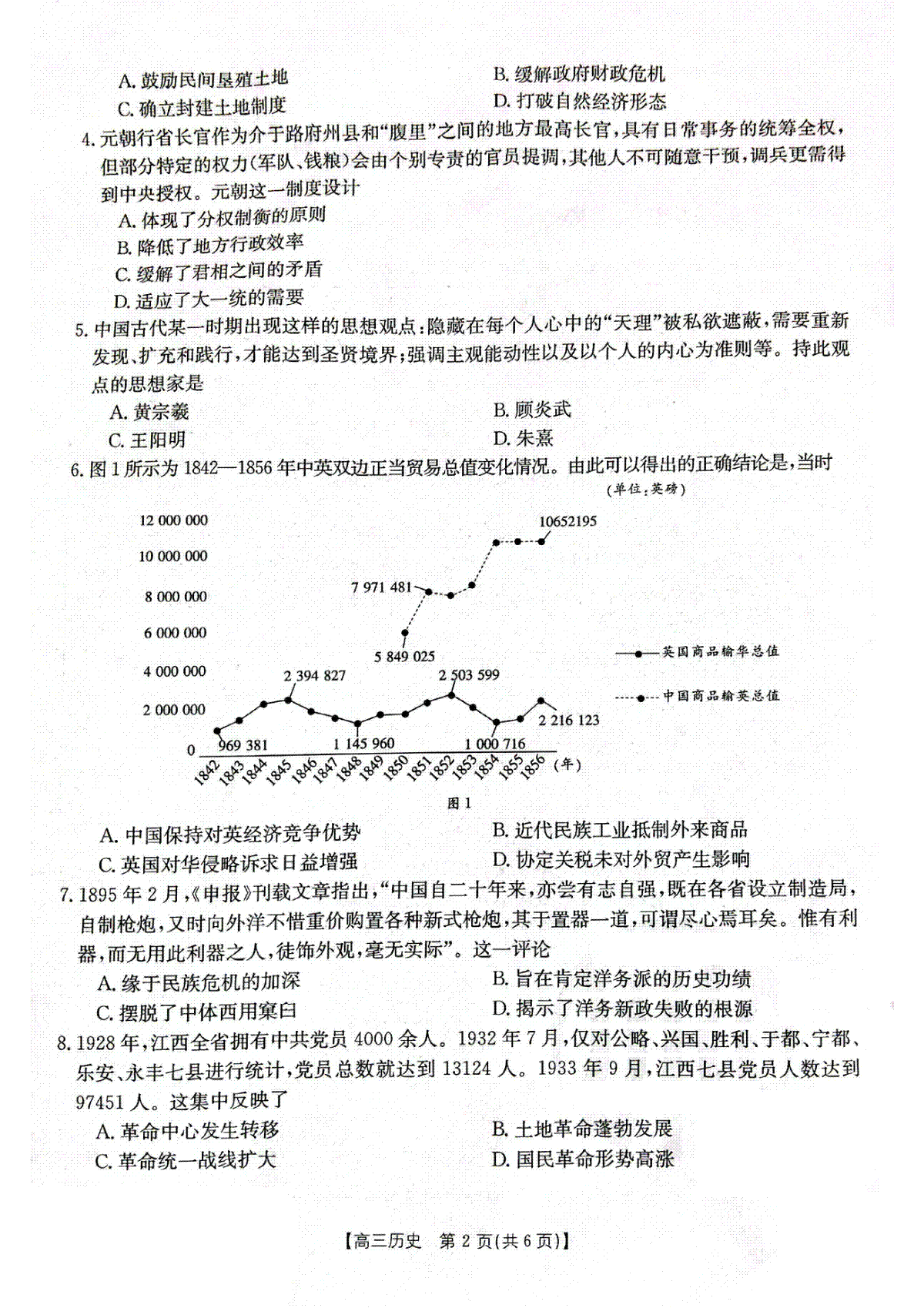 辽宁省辽阳市部分学校2023-2024学年高三11月联考高三历史_第2页